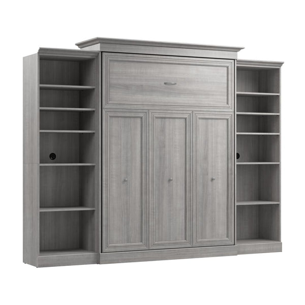Queen Murphy Bed and 2 Closet Organizers (115W)
