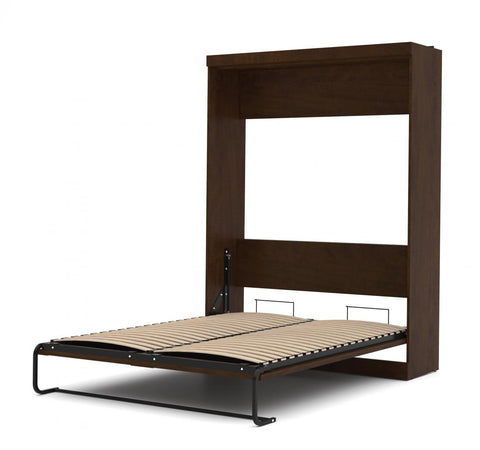 Queen Murphy Bed with Shelving Unit (90W)