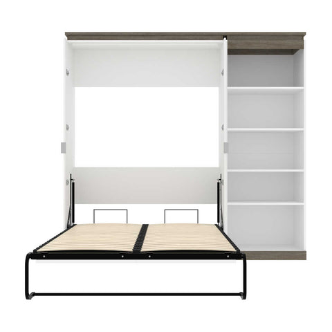 Full Murphy Bed with Shelves (91W)