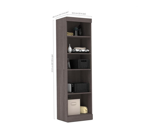 Queen Murphy Bed with Shelving Unit (90W)