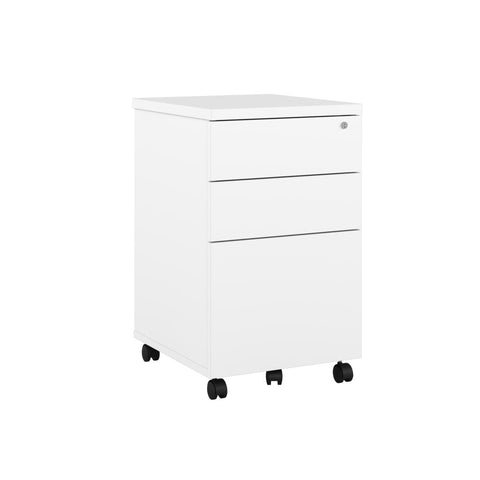 16W Assembled Mobile Pedestal with 3 Drawers