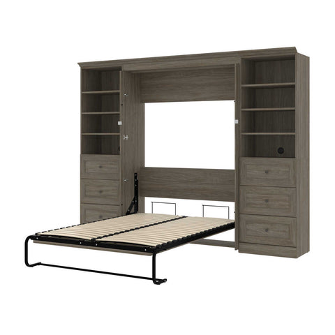 Full Murphy Bed with Closet Storage (114W)