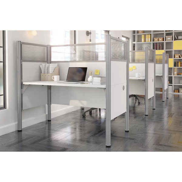 63W Single Office Cubicle with High Privacy Panels