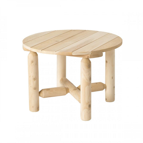 White Cedar Swing and Coffee Table Set