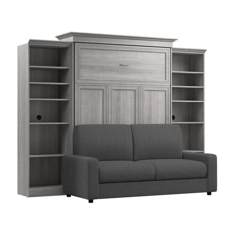 Queen Murphy Bed with Sofa and Closet Organizers (115W)