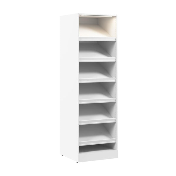 Étagère à chaussures modulaire avec lampe DEL 25L x 25P