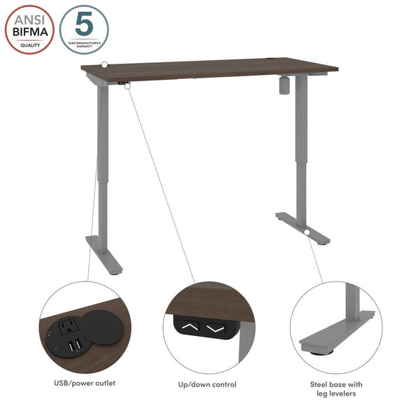 Bureau assis-debout 60L x 30P