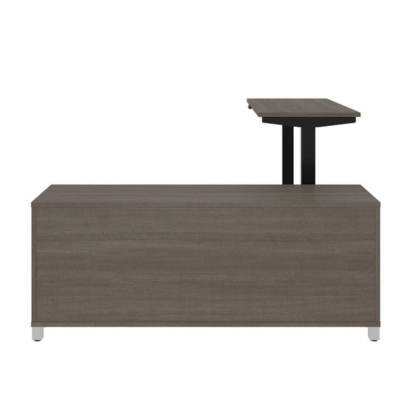 Bureau assis-debout en L 72L