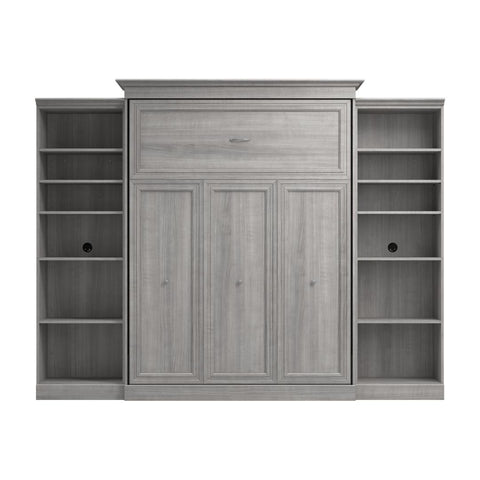 Grand lit escamotable et 2 organisateurs de garde-robe (115L)