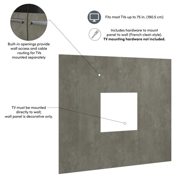 71W Small TV Wall Panel for Entertainment Center