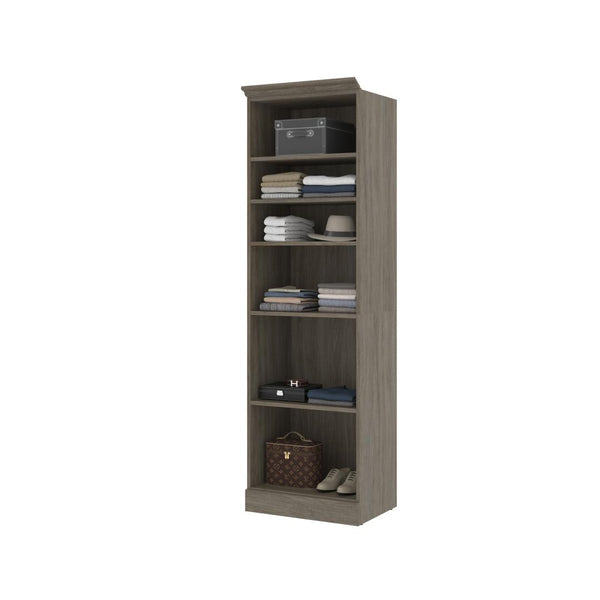 Traditional Closet System with Shelves, 25W x 20D
