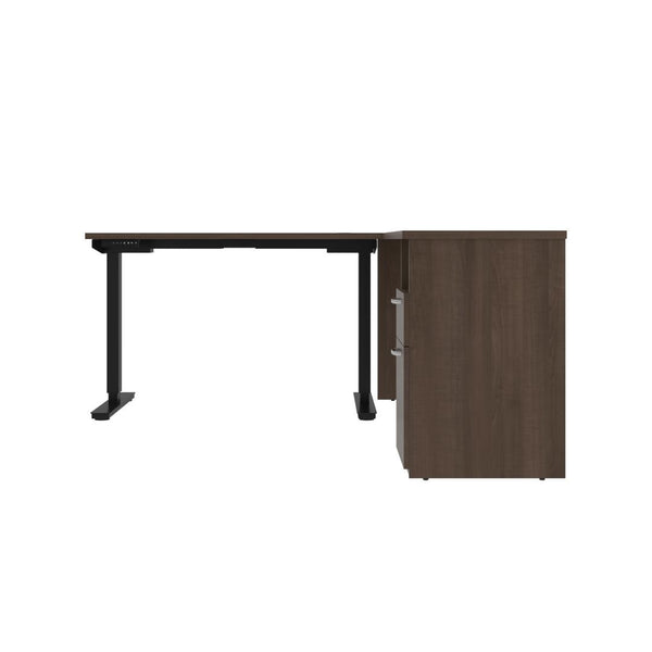 Bureau assis-debout électrique en L 72L