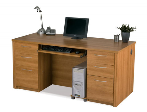 Bureau de direction 66L avec deux caissons