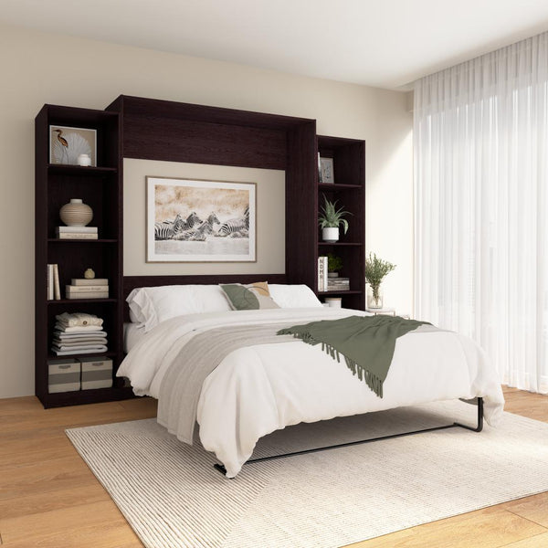 Queen Murphy Bed with Closet Organizers (105W)