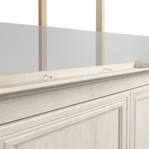 Queen Murphy Bed and 2 Closet Organizers with Drawers (115W)