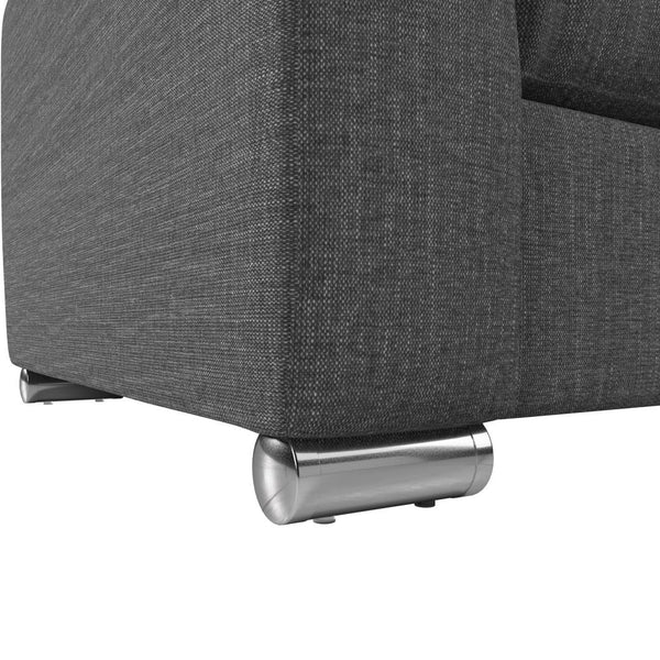 Grand lit escamotable avec canapé et étagères (115L)