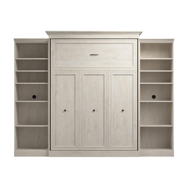 Queen Murphy Bed and 2 Closet Organizers (115W)