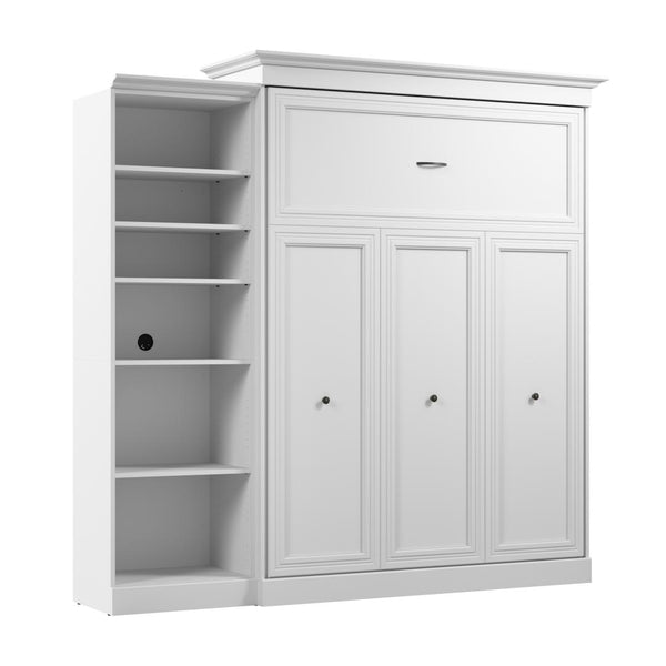 Grand lit escamotable avec organisateur de garde-robe (92L)