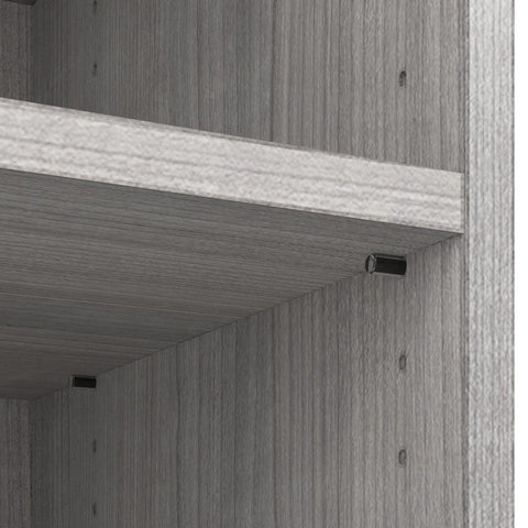 Traditional Closet System with Shelves, Drawers & Clothing Rods, 61W x 20D