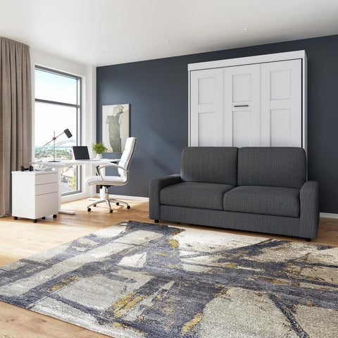 Grand lit escamotable avec canapé (78L)