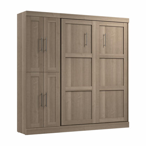Full Murphy Bed with Closet Organizer (84W)