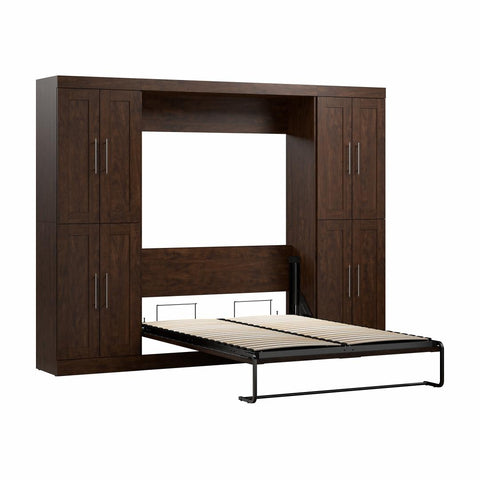 Full Murphy Bed with Storage Cabinets (109W)