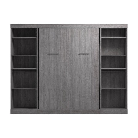 Lit escamotable double et 2 organisateurs de garde-robe (109L)