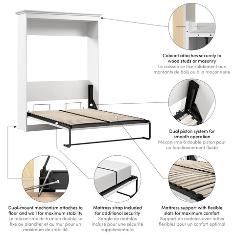 64W Full Murphy Bed