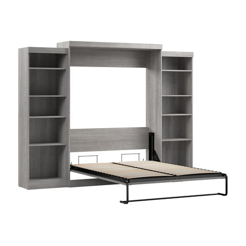 Grand lit escamotable et 2 étagères (115L)