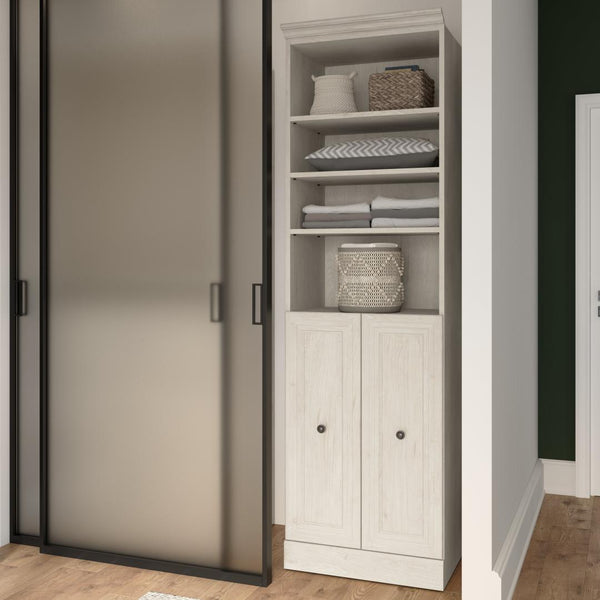 Traditional Closet System with Shelves & Doors, 25W x 20D