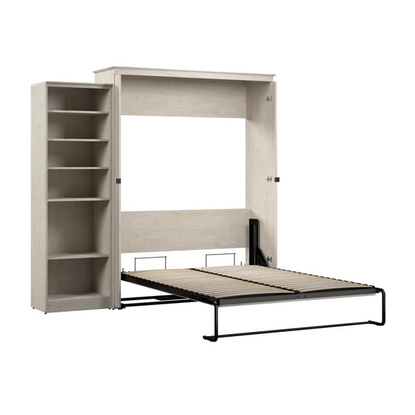 Grand lit escamotable avec organisateur de garde-robe (94L)