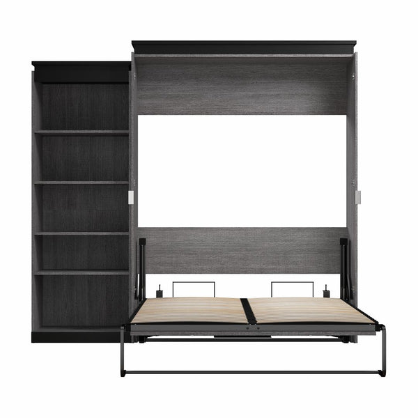 Queen Murphy Bed with Shelves (97W)