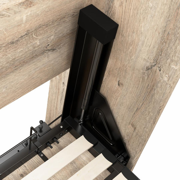 Grand lit escamotable avec armoires (115L)