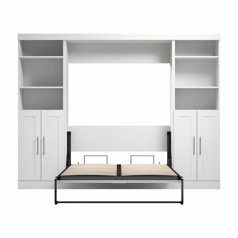 Full Murphy Bed with Closet Storage Organizers (109W)