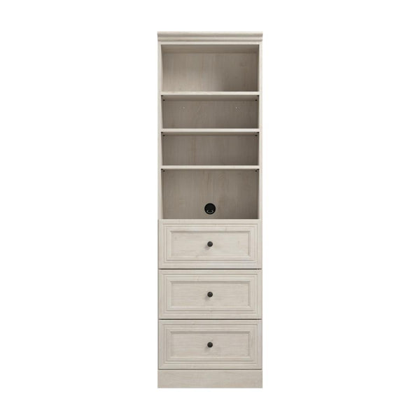 Traditional Closet System with Shelves & Drawers, 25W x 20D