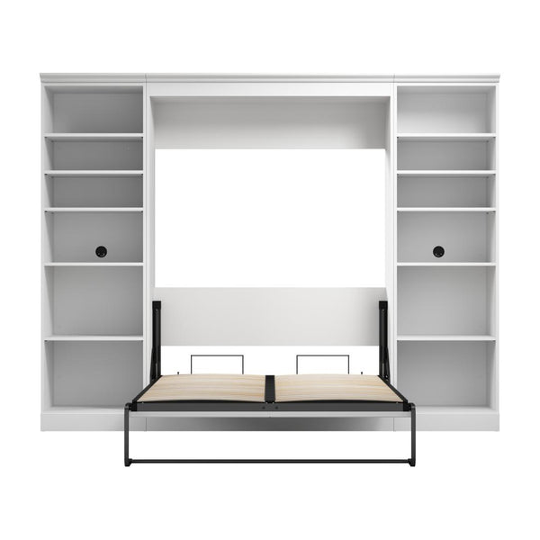 Lit escamotable double et 2 organisateurs de garde-robe (109L)