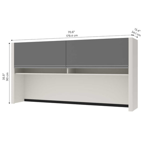 Huche 71L pour bureau étroit sans caisson