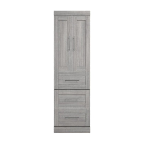 Contemporary Closet System with Drawers, 25W x 19D