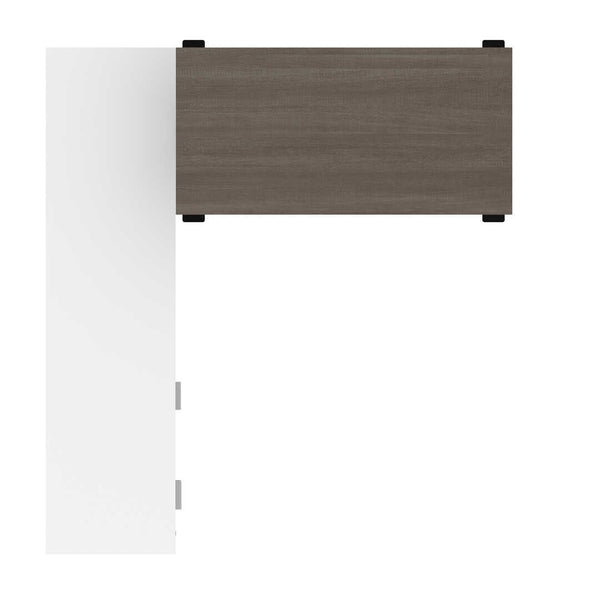 Bureau assis-debout en L 72L