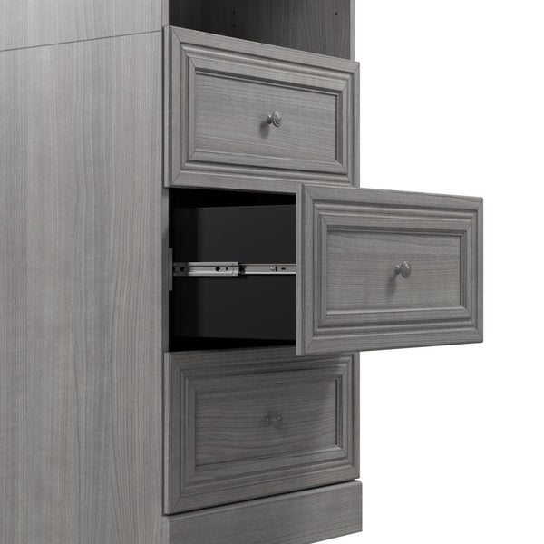 Traditional Closet System with Shelves & Drawers, 25W x 20D