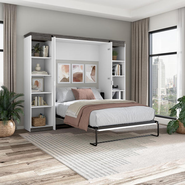 Full Murphy Bed with Shelves (100W)