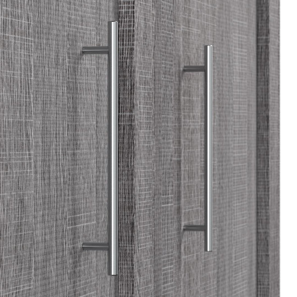 Full Murphy Bed with 2 Shelving Units (109W)
