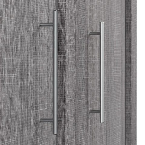Full Murphy Bed with 2 Shelving Units (109W)