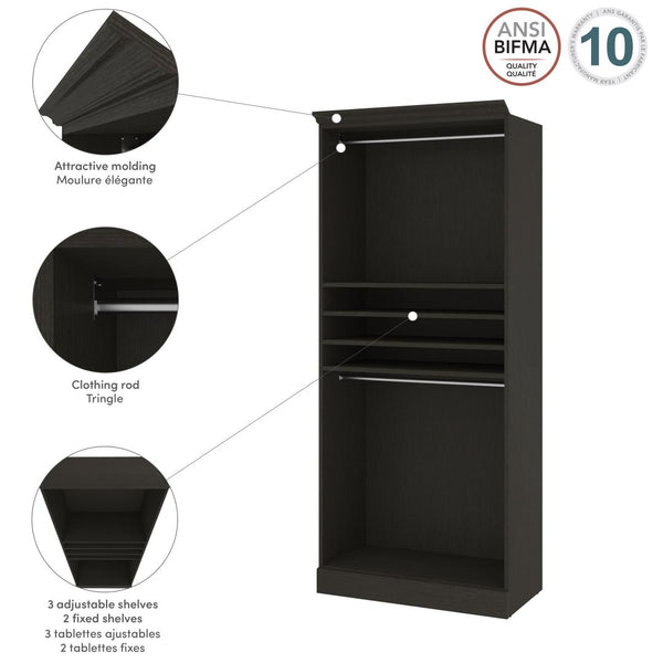 Organisateur de garde-robe 36L