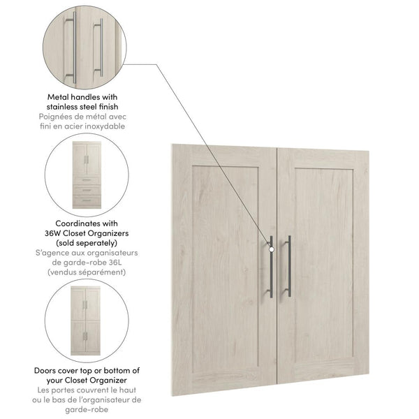 Contemporary Doors (2) Set, 36W
