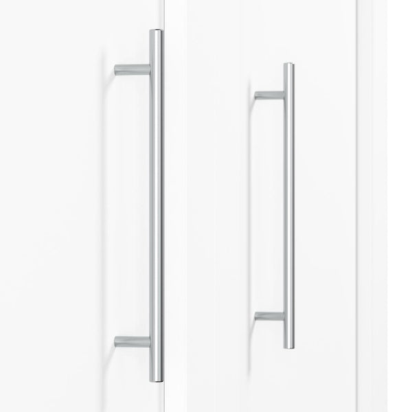 Queen Murphy Bed and Shelving Unit with Drawers (101W)