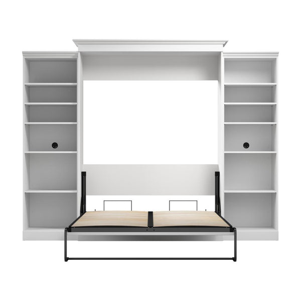 Grand lit escamotable et 2 organisateurs de garde-robe (115L)