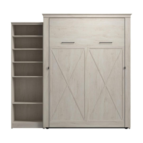 Grand lit escamotable avec organisateur de garde-robe (94L)