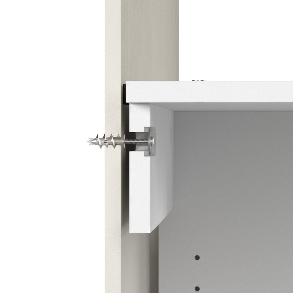 Closet Kit with Shelves & Clothing Rods, 24W x 15D