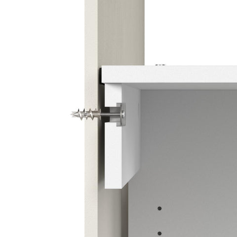 Closet Kit with Shelves & Clothing Rods, 24W x 15D